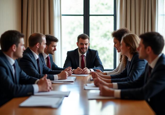 Vores team i sparringsmøde